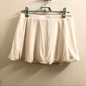 Addidas womens white tennis skirt size L
